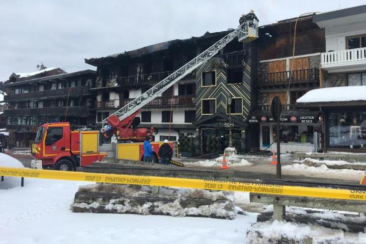 The blaze in the ski resort of Courchevel ripped through a building where ski season workers were staying, leaving 25 people injured, four of them seriously