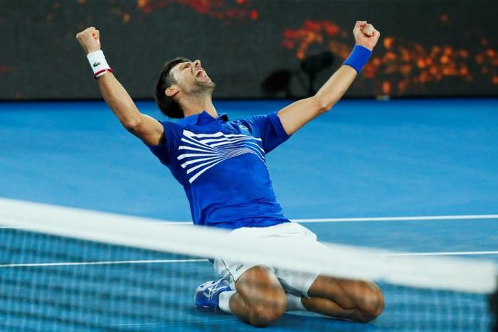 Serbia's Novak Djokovic has won his 15th Grand Slam title