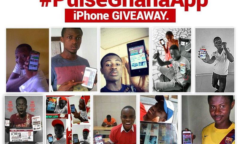 10 finalists of the #PulseGhanaApp iPhone 6+ Giveaway