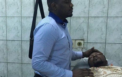 John Dumelo prays for KOD