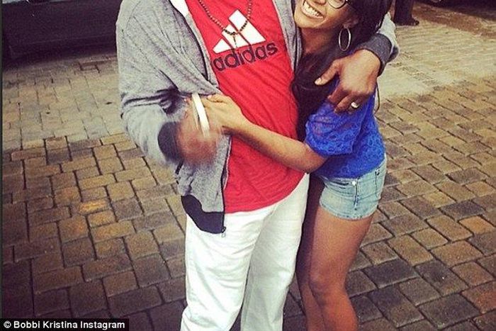 Bobbi Kristina and dad, Bobby Brown