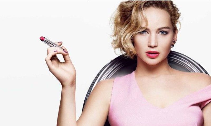 Jennifer Lawrence for Dior Addict lipstick