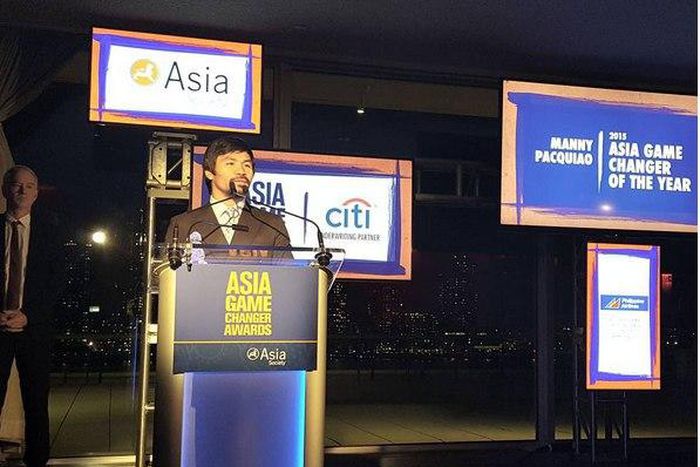 Filipino boxer, Manny Pacquiao