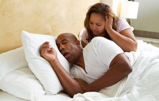 Snoring happens when you can't move air freely through your nose and throat during sleep