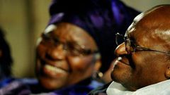 Desmond Tutu and his wife