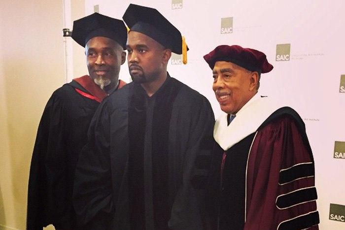 Kanye West receives honorary doctorate from the Art Institute Of Chicago