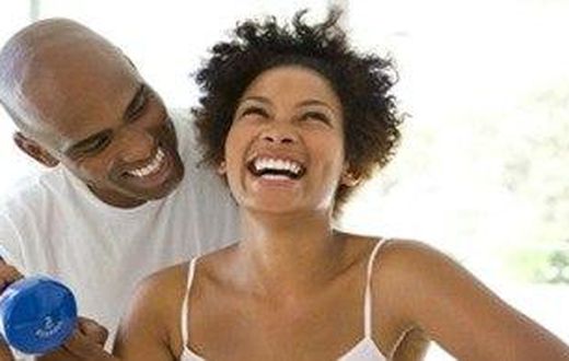 couple exercising together