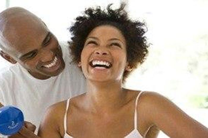 couple exercising together