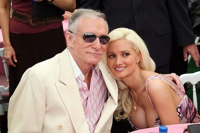 Hugh Hefner and Holly Madison