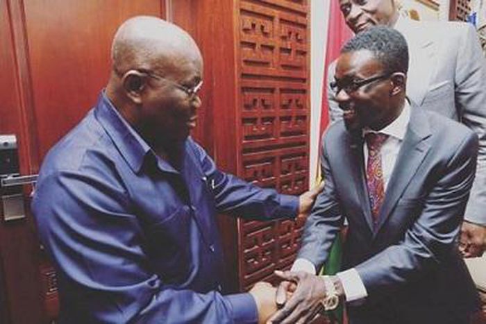 NAM 1 and President Nana Addo Dankwa Akufo-Addo