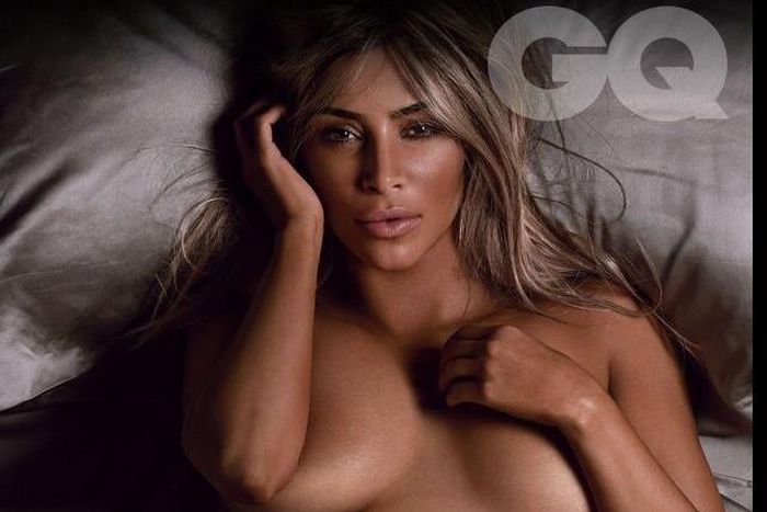 Kim Kardashian goes nude for British GQ