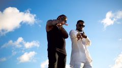 Sarkodie and Ace Hood in 'New Guy' video.