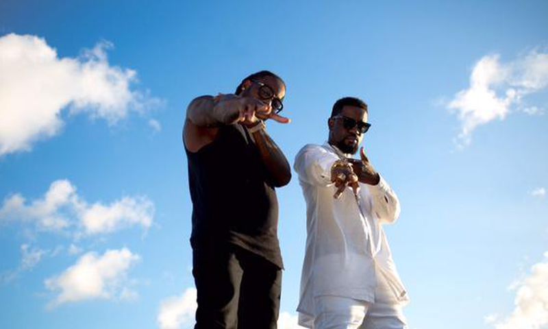 Sarkodie and Ace Hood in 'New Guy' video.