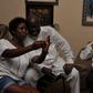 Akufo-Addo and his daughter taking a selfie on his 70th birthday