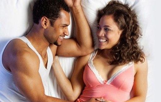Couple in bed