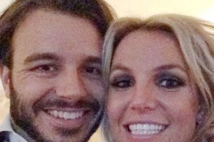 Britney Spears and Charlie Ebersol cuddle up for first couple's selfie