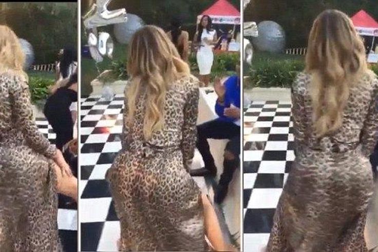 Khloe Kardashian twerks at Kylie Jenner graduation party