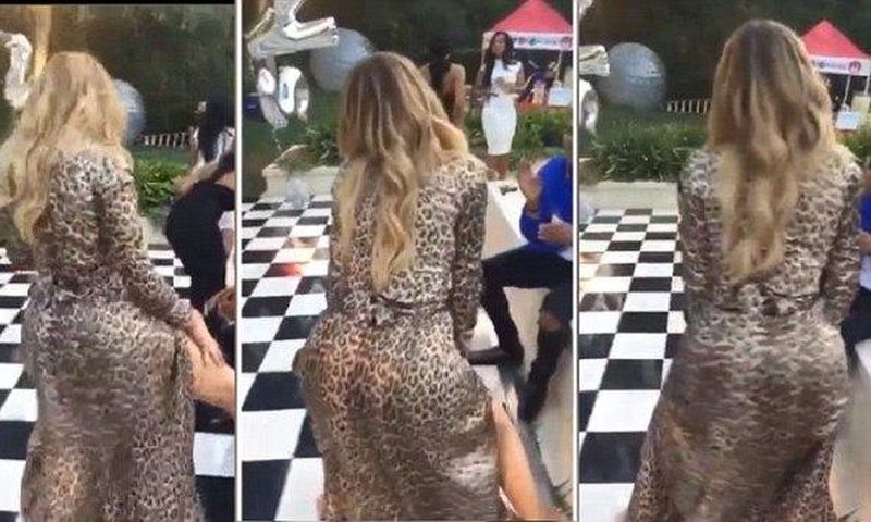 Khloe Kardashian twerks at Kylie Jenner graduation party