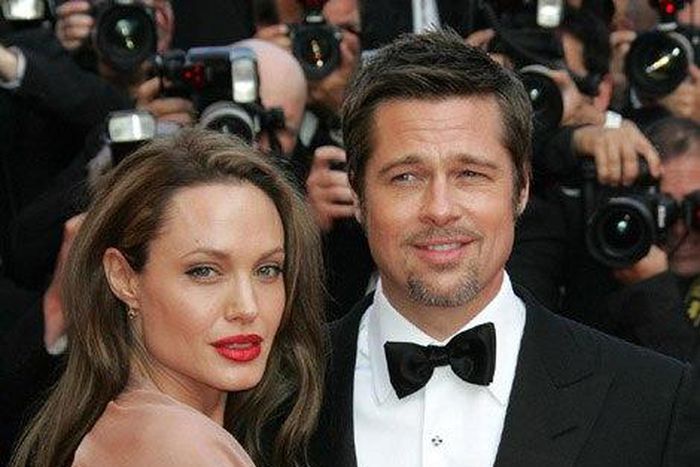 Angelina Jolie and Brad Pitt