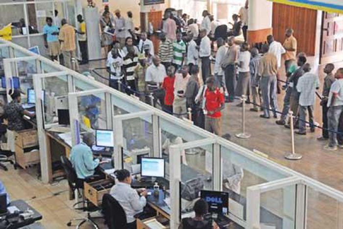 A banking hall in Nigeria (File Photo)