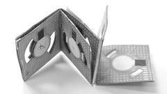 The bacteria-powered battery folded origami style