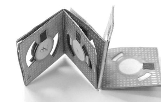 The bacteria-powered battery folded origami style