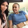Kim Kardashian visits Make-A-wish recepient