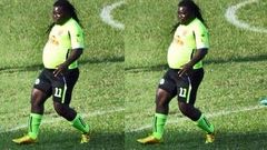 Obour at Stars Soccer Fiesta match in Kumasi over the weekend