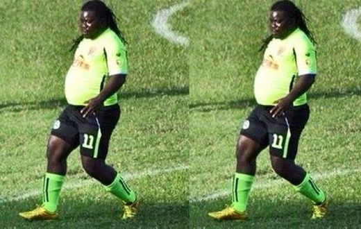 Obour at Stars Soccer Fiesta match in Kumasi over the weekend