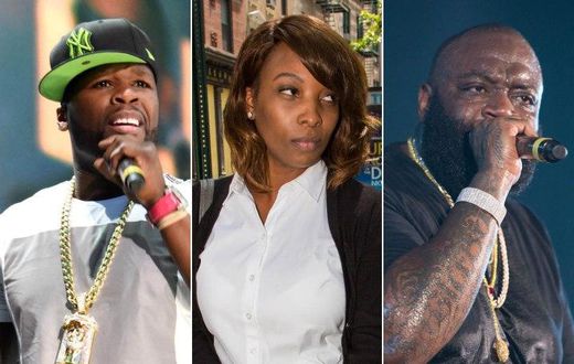 50 Cent, Lastonia Leviston, Rick Ross