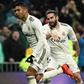 Casemiro (L) scored his first league goal since April of last year