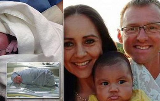 Richard Cushworth, and his wife, Mercedes Casanellas accuse hospital of switching their son at birth