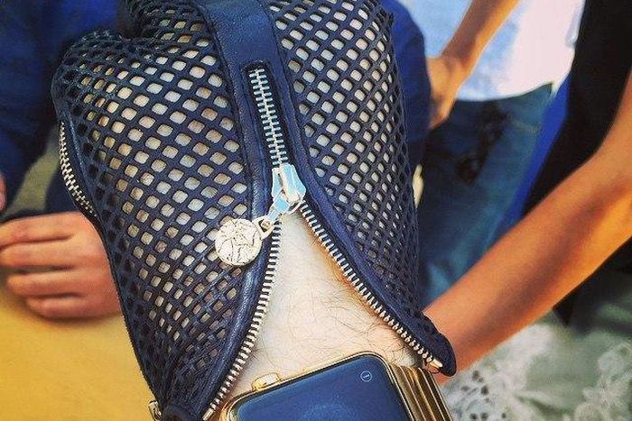 Karl Lagerfeld's custom gold Apple Watch