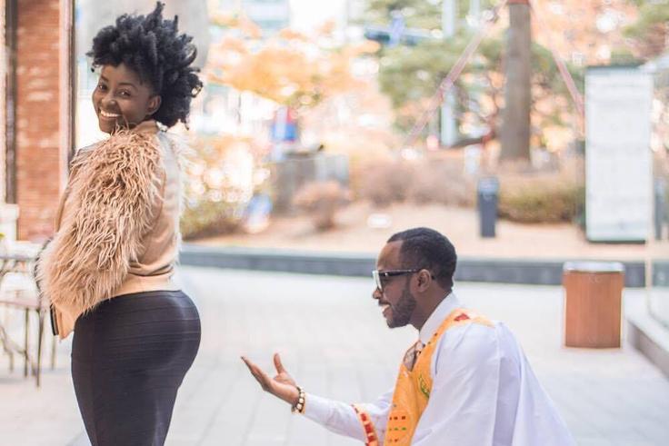Okyeame Kwame and Annica Nsiah Appau