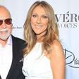 Rene Angelil, left, and singer Celine Dion arrive at a premiere