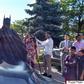 30-yr-old Patel rolled into his wedding venue with the Dark Knight, a.k.a. the Brampton Batman himself in a sleek Batmobile