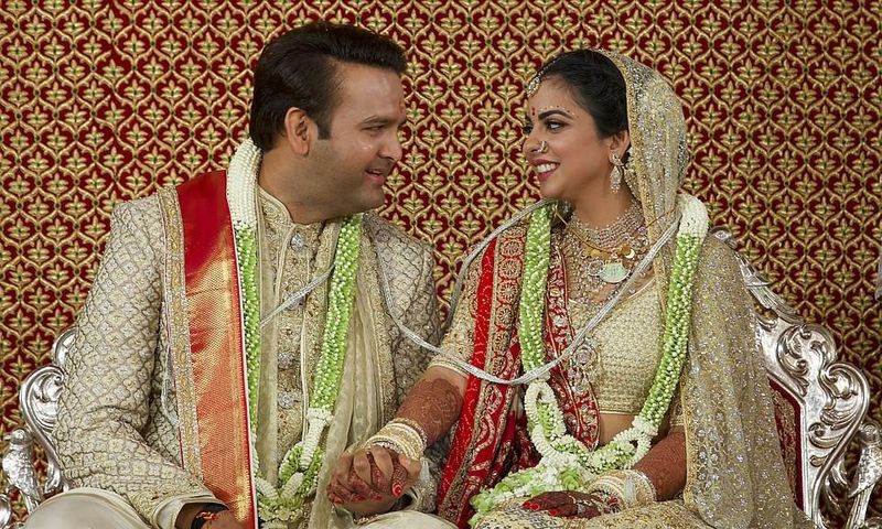 See lovely photos from the lavish $100 million wedding of the daughter of India’s richest man