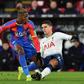 Wilfried Zaha (L, pictured in January 2018), could receive an extended ban after the Football Association charged him with improper conduct