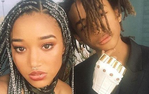 Jaden Smith and Amandla Stenberg at prom