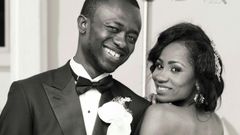 Kweku Nketia and bride