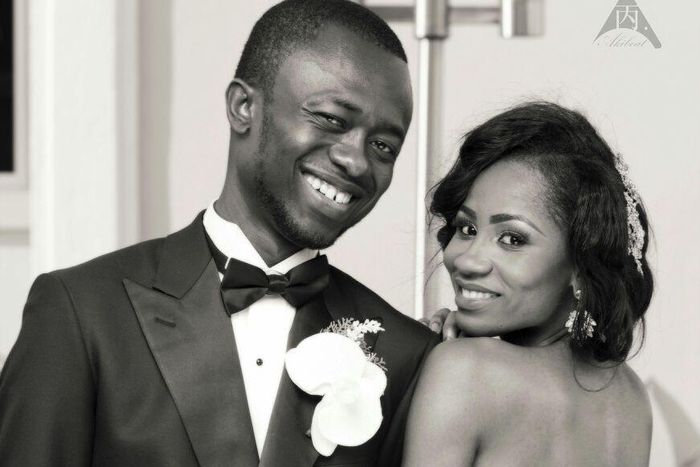 Kweku Nketia and bride