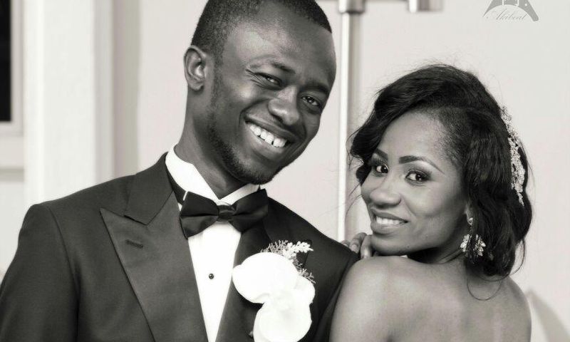 Kweku Nketia and bride