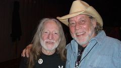 Late Randy Howard and Country music star, Willie Nelson