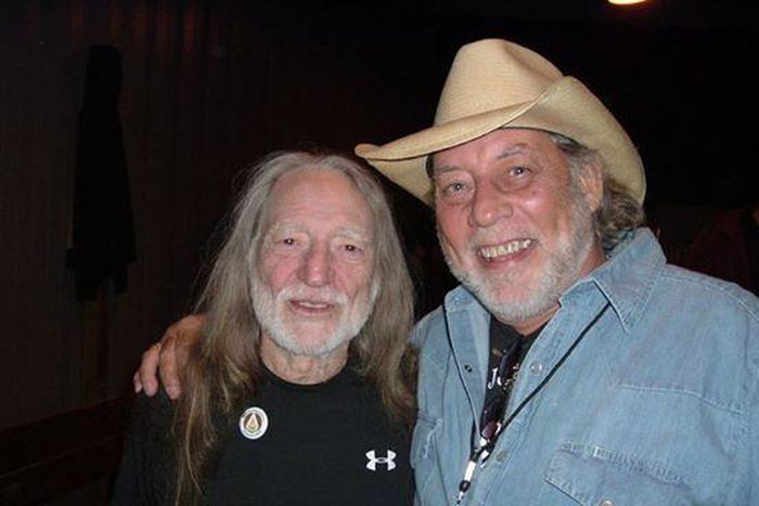 Late Randy Howard and Country music star, Willie Nelson