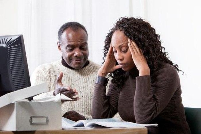 A sexually harassed woman