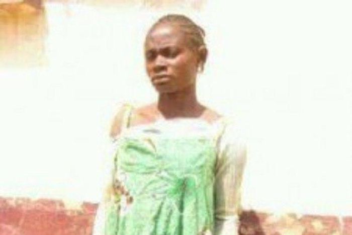 The wicked maid with the severed hand of the baby