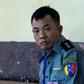 Myanmar police officer Moe Yan Naing was sentenced to a year in jail after giving testimony in support of two journalists