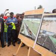 President John Mahama cuts sod for the Eastern corridor road