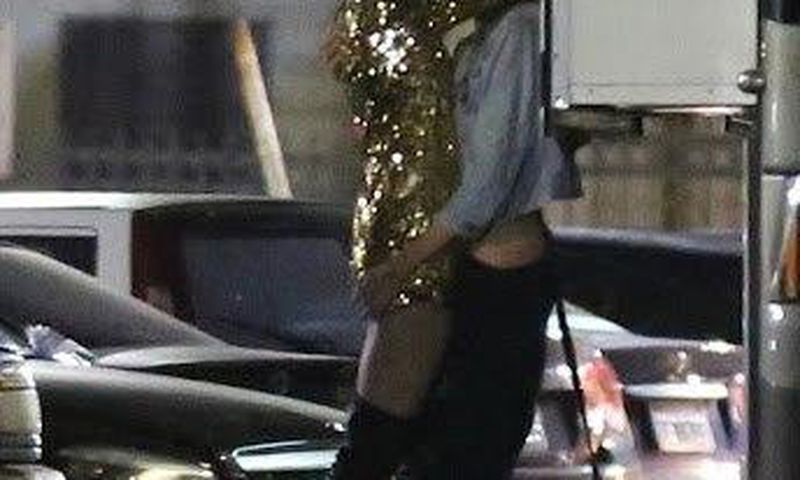 Cyrus and Maxwell enjoy a passionate kiss in the parking lot