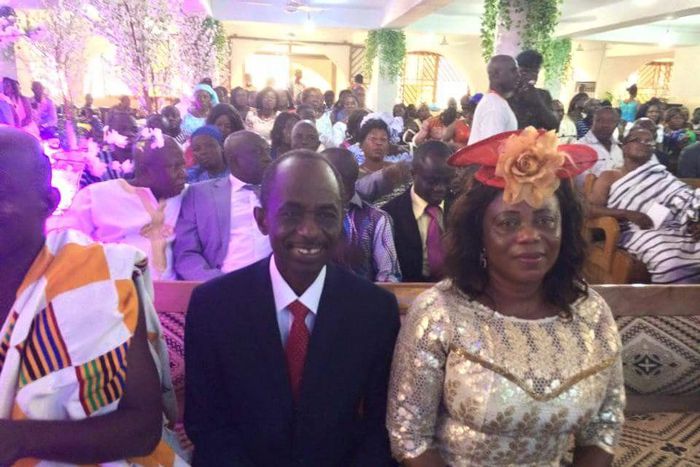 Johnson Asiedu Nketiah and wife